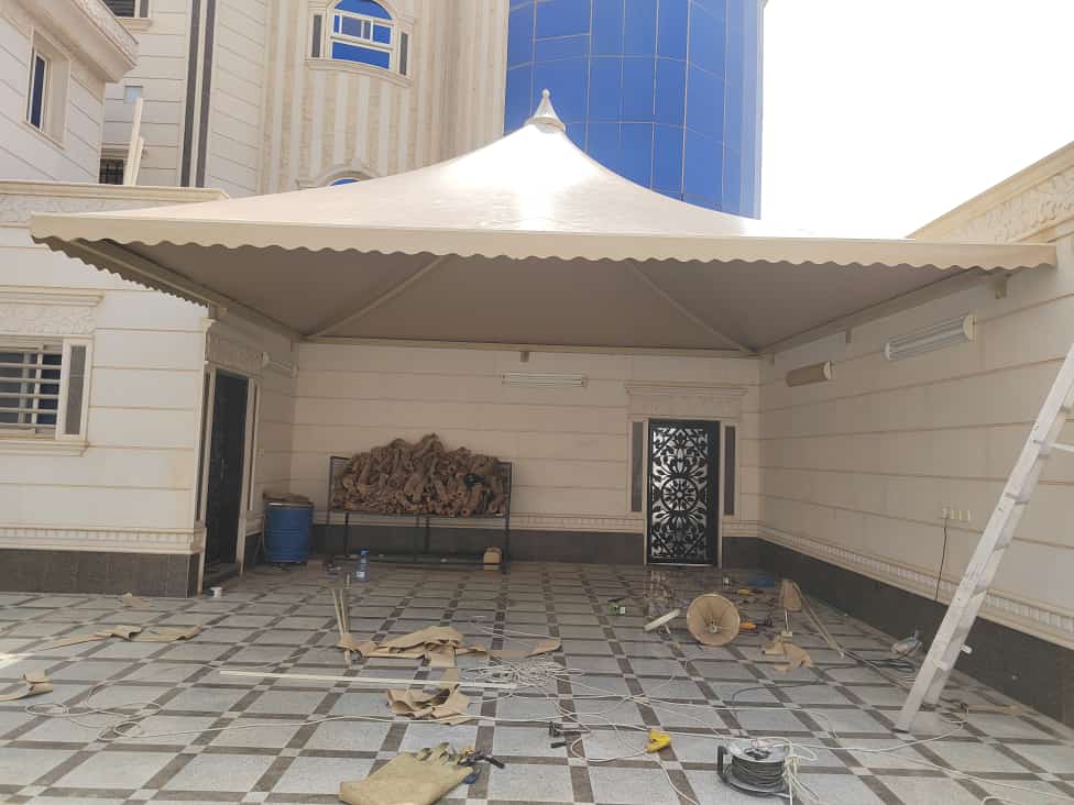 تركيب مظلات مخروطية في الرياض: الجمال والوظائف المتعددة 0559190489 